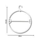 Ver imagem 3 de Kit com 25un. Cabide Biquini Giratório Pp Branco