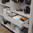 Ver imagem 5 de Guarda Roupa 6 Portas 2 Gavetas Versa 164cm Preto