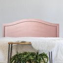 Ver imagem 1 de Cabeceira Casal 140cm Estofada para Cama Box com Tachas Curva Luxo