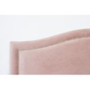 Ver imagem 4 de Cabeceira Casal Estofada para Cama Box Curva Luxo com Tachas 140x60cm Rosa