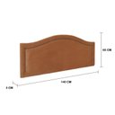 Ver imagem 3 de Cabeceira Casal Estofada para Cama Box Curva Luxo com Tachas 140x60cm