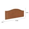 Cabeceira Casal Estofada para Cama Box Curva Luxo com Tachas 140x60cm - 3
