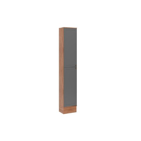 Paneleiro de Cozinha Bella 2614 2 Portas 40cm Nogal/cinza - Carraro