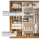 Ver imagem 5 de Closet Casal sem Portas 4 Gavetas Florença