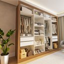 Ver imagem 1 de Closet Casal sem Portas 4 Gavetas Florença