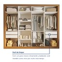 Ver imagem 7 de Closet Casal sem Portas 4 Gavetas Florença