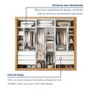 Ver mais imagens de Closet Casal sem Portas 6 Gavetas Itália Yescasa