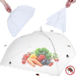 Kit 2 Protetor Mosquiteiro Malha Tule Dobrável Renda Prime 40cm X 40cm - Tuut - 10