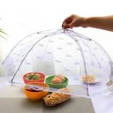 Ver imagem 4 de Kit 2 Protetor Mosquiteiro Malha Tule Dobrável Renda Prime 40cm X 40cm - Tuut