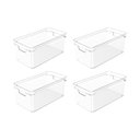 Ver imagem 1 de Kit de Organizador de Armários ou 4 Peças 30x15x13 Linha Clear