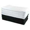 Ver imagem 1 de Kit 12 Toalhas Fitness Academia Perfeito Estilo Preto e Branco