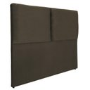 Ver imagem 1 de Cabeceira Módulos Cama Box Almofadada Luxo Suede Rbl:solteiro Tradicional/marrom