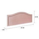 Ver imagem 3 de Cabeceira Queen Estofada para Cama Box Curva Luxo com Tachas 160x60cm Rosa