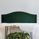 Ver imagem 1 de Cabeceira Queen Estofada para Cama Box Curva Luxo com Tachas 160x60cm