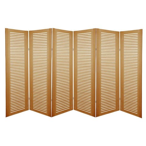 Biombo Ripado 6 Folhas sem Pezinhos