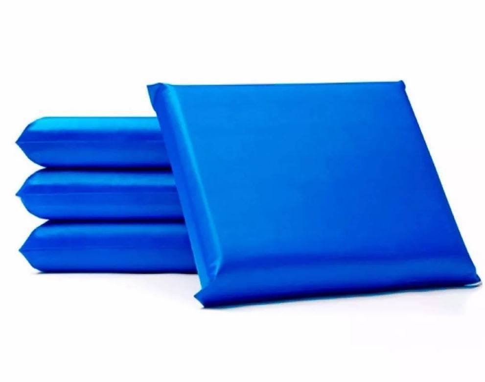 Travesseiro Napa Azul Luckspuma Impermeável 060x040x012 - 2
