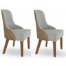 Conjunto Sala de Jantar Madri 1,10m com 04 Cadeiras Beatriz Móveis Valverde Cinamomo/Off-White/Samat - 3