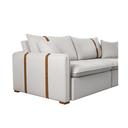 Ver imagem 3 de Sofa Orion 1.60 Nobly Veludo Bege