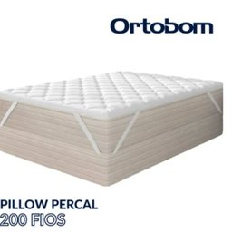 Pillow Top Solteiro Ortobom 200 Fios Percal 100% Algodão Hipoalérgico - 2