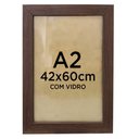 Ver imagem 5 de Moldura Quadro A2 42x60 Foto Poster Ilustração com Vidro - Várias Cores