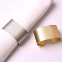 Ver imagem 1 de Porta Guardanapo Kit 4 peças Metal PG1049 - Rafimex Prateado