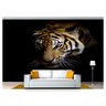 Papel De Parede Animais Tigre Rosto 3D 7,50M² Anm96 - 1