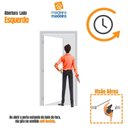 Ver imagem 7 de Kit Porta de Madeira Maciça 215x97cm Batente 16cm Ekos Abertura Esquerda Branco Uniportas