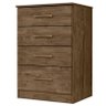 Guarda Roupa Solteiro Chile e Cômoda Ms913 Castanho Wood – Moval - 5