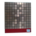 Ver imagem 7 de Pastilha Aluminio Adesiva Decoração Banheiro Cozinha Marrom