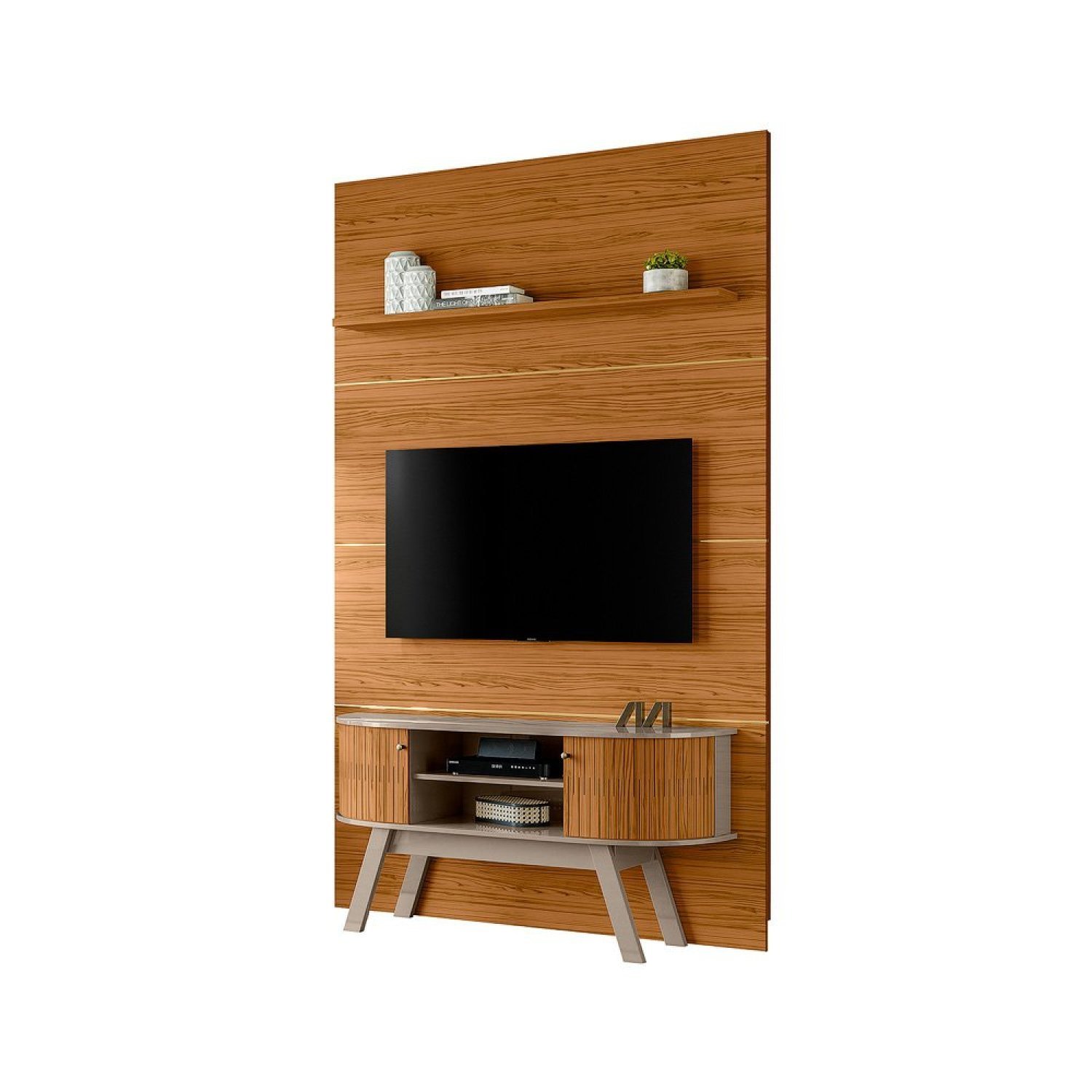 Rack 2 Portas com Painel para Tv até 65 Polegadas Silverstone - 2