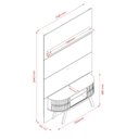 Ver imagem 3 de Rack com Painel para TV até 75 Polegadas Silverstone