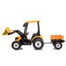 Trator com Pá Carregadeira e Carroceria Amarelo Elétrico Infantil a Bateria Para Crianças Motorizado - 2