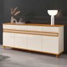 Buffet Sala Jantar 184cm 4 Portas Açores Edn Off White/cedro - 2