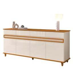 Buffet Sala Jantar 184cm 4 Portas Açores Edn Off White/cedro - 1