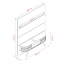 Ver imagem 3 de Rack com Painel para TV até 75 Polegadas Laguna
