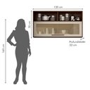 Ver imagem 4 de Armário Aéreo 120 cm com Vidro Salvador