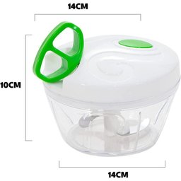 Triturador Cortador Alho Cebola Processador Alimentos Manual - 2