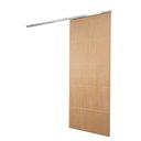 Ver imagem 2 de Porta de Correr P- Verniz Frisada Kit Alumínio Fs Duplo - 210x110