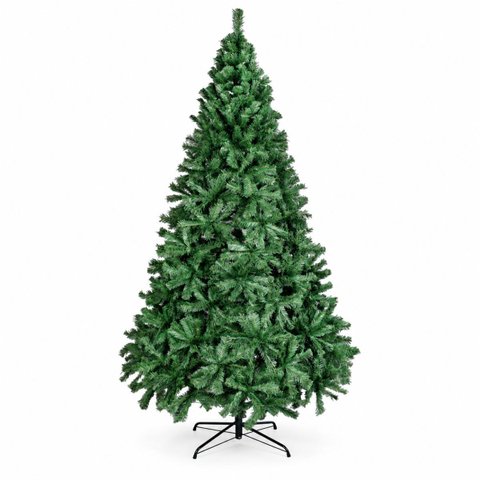 Árvore de Natal Canadá 180cm Verde 720 Pontas com Base Metálica