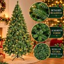 Ver imagem 7 de Árvore de Natal Canadá 180cm Verde 720 Pontas com Base Metálica