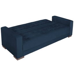 Sofá Cama 3 Lugares Suede Ipanema - 5