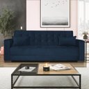 Ver imagem 1 de Sofá Cama 3 Lugares Suede Ipanema