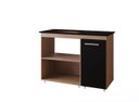 Ver imagem 1 de Balcão Sara para Cooktop 4 Bocas 115cm - Savana/preto Móblis