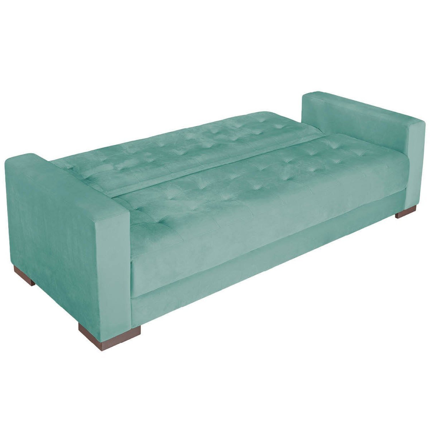 Sofá Cama 3 Lugares Suede Ipanema - 5
