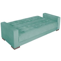 Sofá Cama 3 Lugares Suede Ipanema - 5