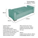 Ver imagem 3 de Sofá Cama 3 Lugares Suede Ipanema