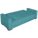Ver imagem 5 de Sofá Cama 3 Lugares Suede Ipanema