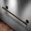 Ver imagem 5 de Acessório Lavatório Industrial Rustico Toalheiro Ouro Velho