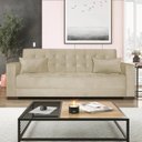 Ver imagem 1 de Sofá Cama 3 Lugares Suede Ipanema