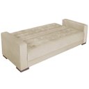Ver imagem 5 de Sofá Cama 3 Lugares Suede Ipanema
